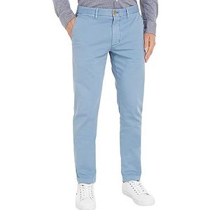Tommy Hilfiger Heren Bleecker Chino Structuur GMD geweven broek, Southern Sky, 32W / 29L, Zuidelijke hemel, 32W / 29L