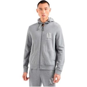 Felpa Uomo Armani Exchange - M, Grigio chiaro