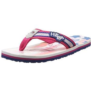 Tommy Hilfiger FLOPSY 9D slippers voor meisjes, Framboos, 35.5 EU