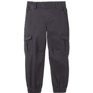 TOM TAILOR Regular Cargo Broek voor jongens, 29476 - Coal Grey, 116 cm