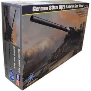 1:72 HobbyBoss 82911 German 80cm K(E) Railway Gun - Dora Plastic Modelbouwpakket