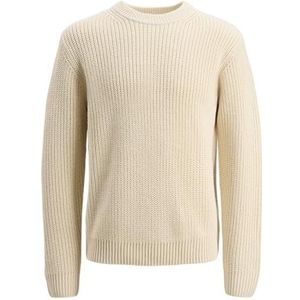 Jack & Jones - JORBLEECKER KNIT CREW NECK BF - Gebreide Trui - Sea Salt