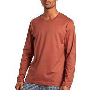 CALIDA RMX Sleep Leisure T-shirt voor heren, redwood, 56