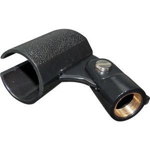 Reloop Micro-klemhouder PRO II - microfoonklemmhouder voor reloop microfoonstandaard, hellingshoek verstelbaar, zwart