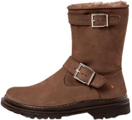 Art - 1903 Birmingham - Leren Laarzen - Groen - Plat - Ritssluiting - Casual