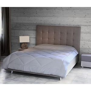 Homemania Dekbed Two - effen kleur, dubbel, winter - voor bed - wit van microvezel, 250 x 200 cm