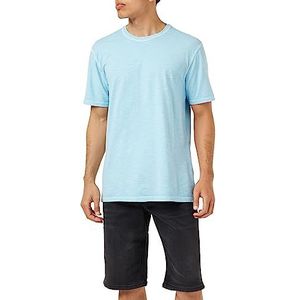 United Colors of Benetton T-shirt 3JE1U105U, Celeste 9L3, S heren, Lichtblauw 9L3, S