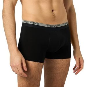 Emporio Armani Heren Trunks, Zwart, S, Zwart, S