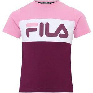 FILA Uniseks Balimo T-shirt met ronde hals, lila, 110/116 cm