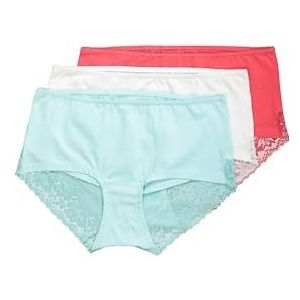 Ulla Popken - Hipster - Roze - 3-pack - Kanten Damesslips