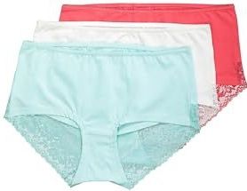 Ulla Popken - Hipster - Roze - 3-pack - Kanten Damesslips