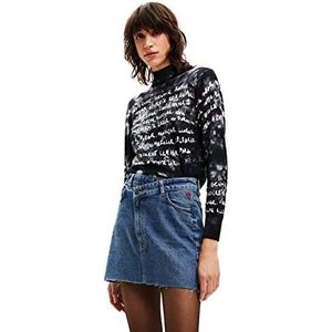 Desigual Dames Black JERS_ESTEL 2000 Pullover Sweater, XS