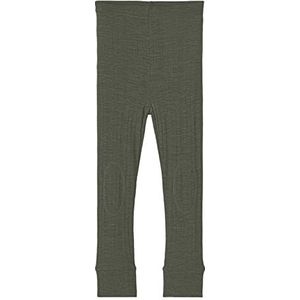 NAME IT Jongens NMMWANG Wool NE.LONGJOHN SOLI NOOS XXIII leggings, Beetle, 92, Beetle, 92 cm