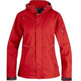 Texstar WJ80 3L Softshell damesjas, maat 2XL, rood