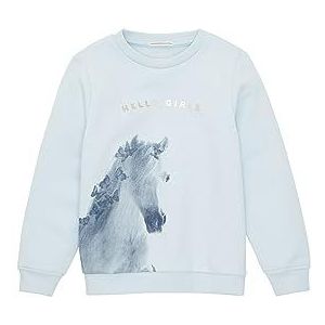 TOM TAILOR Sweatshirt voor meisjes en kinderen, 32264 - New Breeze Blue, 92/98 cm