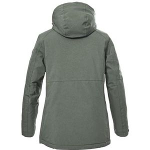 killtec Dames Functioneel jack/outdoorjack met afritsbare capuchon KOW 37 WMN JCKT, pale green, 38, 39702-000