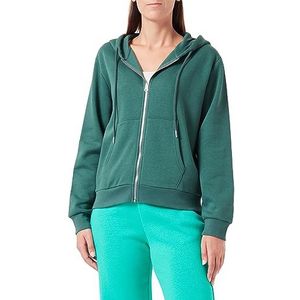 Bestseller A/S Dames Pcchilli Ls Zip Hoodie Noos Bc Sweatshirt, Trekking green., S