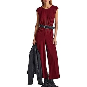 Pepe Jeans Fiska Jumpsuit voor dames, Rood (Bourgondi?, M