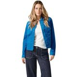 CECIL Dames B212275 Corduroy jas, dynamisch aqua blue, XXL, Dynamic Aqua Blue, XXL