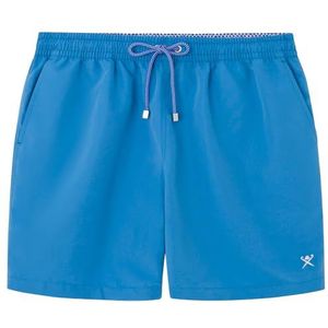 Hackett London Heren GMD Merino Silk Cdi Shorts, Blauw (Marine Blue), M, Blauw (marineblauw), M