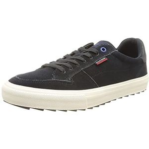 Tommy Hilfiger Core Vulc Suede Thm Sneaker voor heren, Blauw, 46 EU