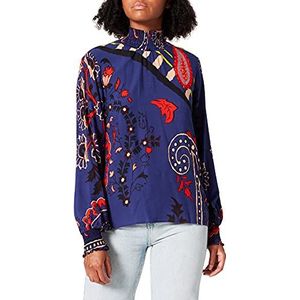 Desigual Damesblouse Cassidi, blauw, XS