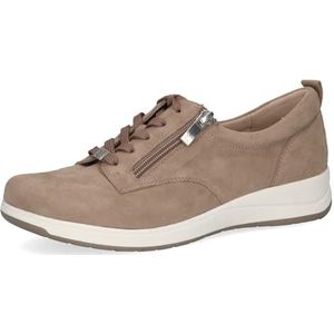 CAPRICE 9-23760-42 Sneakers voor dames, taupe suède, 36 EU breed, Taupe suède., 36 EU Breed