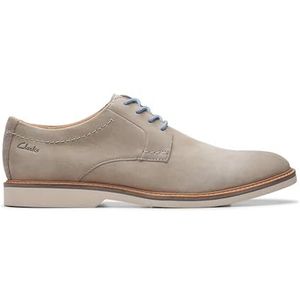 Clarks Atticus Lt Lace voor heren, Grijs Nubuck, 39.5 EU