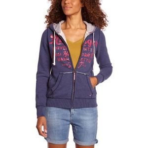 Tommy Jeans Lang sweatshirt voor dames, blauw (005 Black Iris Heather), 40