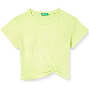United Colors of Benetton T-shirt 3085C104S, geel Tie Dye 88M, L meisje