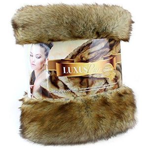 Gözze - Vos-Deken - Bruin/Rood - Imitatiebont - 150 x 200 cm