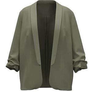 PIECES Damesblazer, diep lichen green, 46 grote maten