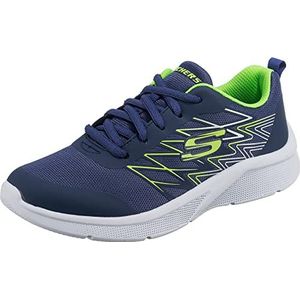 Skechers Microspec Quick Sprint, sneakers voor kinderen en jongeren, legergroen, 30 EU