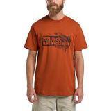 Jack Wolfskin - Brand - T-shirt - Katoen - 100% Biologisch Katoen