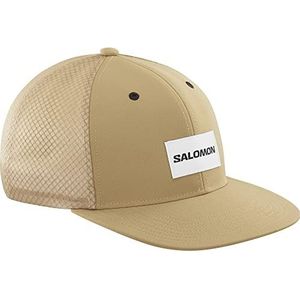 Salomon Trucker Cap Uniseks, moedig maar veelzijdige stijl, gerecycled materiaal, comfort en ademend vermogen, oranje, M/L