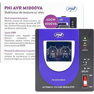 PNI - AVR M1000VA - Relaisvoltage Stabilisator - 600W