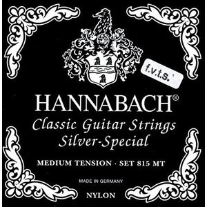 Hannabach Gitaarsnaren voor Klassieke Gitaar Series 815 F.V.T.S Set High Tension Silver Special (Universele snaar voor bijna elk instrument, gitaarsnaren klassiek gitaar, Made in Germany)