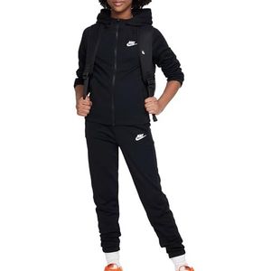 Nike FD3072-010 K NSW TRACKSUIT POLY HD FZ LBR jack unisex kinderen zwart/wit maat S