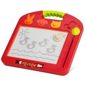 B. Toys Magneetbord voor kinderen, met magneetstempel, pen en bekleding, magnetische schildertafel, toverschilderbord, speelgoed vanaf 18 maanden, 6 delen