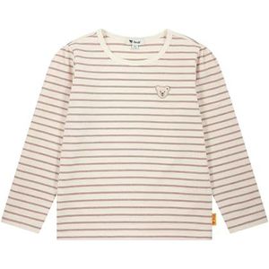 Steiff T-shirt met lange mouwen, EU maat 92, Eggnog, sweatshirt met lange mouwen voor kinderen, pullover met lange mouwen, babybovendeel, ideaal basic shirt, comfortabel en zacht, wasmachinebestendig,