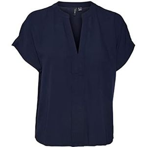 VERO MODA VMCECILIA SS WVN GA Top, Navy Blazer, M, navy blazer, M