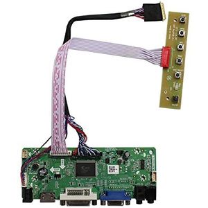 LCD - Controllerbord - Zwart - Voor 15,6" en 17,3" Schermen - 1920x1080, 40 Pins LVDS
