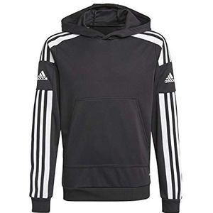 adidas Uniseks-Kind Squadra 21 Hoodie, Black/White, 5-6 Years