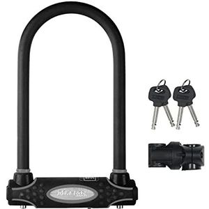 MASTER LOCK Beugelslot [Sleutelslot] [met houder] [Gecertificeerd fietsslot - Secure-Gold-certificaat] 8195EURDPRO - Ideaal voor fietsen