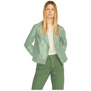 Jack & Jones - Gail Biker Jas - Zwart - Kunstleer