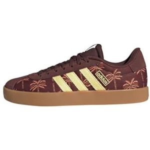 adidas Dames VL Court 3.0 Sneakers, Mystery Brown/Almost Yellow/Gum, 38 EU