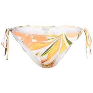 Roxy Bedrukte Beach Classics bikinibroek voor dames met verstelbare zijdelingse veters