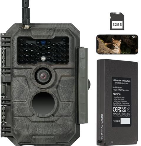 GardePro - E6P Max - Wildcamera - 64 MP - Nachtzicht - Wifi