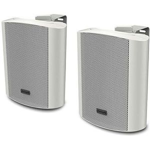 Audibax Pícolo PR-52W luidsprekerpaar 100 W stereo met houder wit