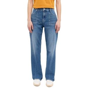 Jeans - MADISON - Jeans - Effen - Denim, Loosefit, Mid Waist, Heavy Washed